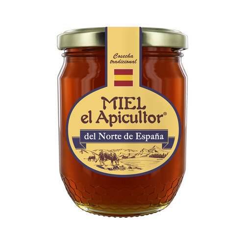 Alcampo EL APICULTOR Miel multifloral del Norte de España 375 g