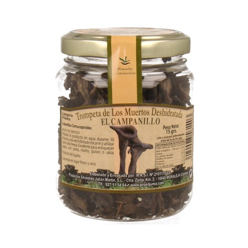 Alcampo EL CAMPANILLO Trompeta de los muertos deshidratada 15 g