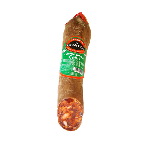 Alcampo EL CHATO Chorizo cular cebo ibérico 1/2 pieza 550 g