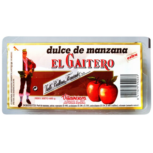 Alcampo EL GAITERO Dulce de manzana extra EL GAITERO 400 gr
