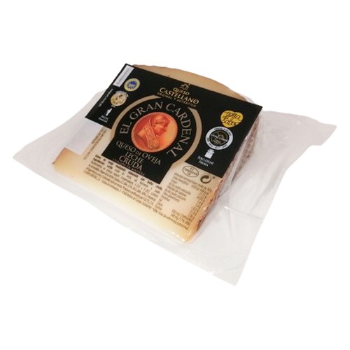 Alcampo EL GRAN CARDENAL Cuña de queso con leche cruda de oveja curado