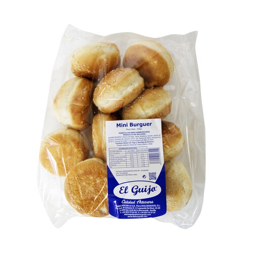 Alcampo EL GUIJO Pan de mini hamburguesas 12 uds. 250 g