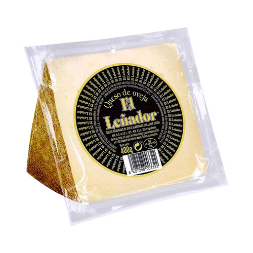 Alcampo EL LEÑADOR Queso de oveja madurado elaborado con leche cruda EL LEÑADOR 400 g