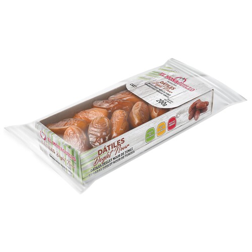 Alcampo EL MONAGUILLO Dátiles deglet noir EL MONAGUILLO Flow Pack 200 g