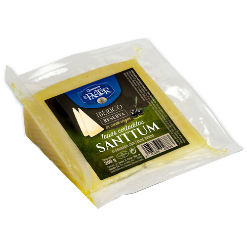Alcampo EL PASTOR Tapas queso mezcla viejo aceite de oliva 200 g