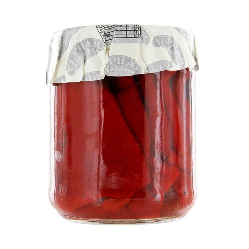 Alcampo EL PILAR Pimientos del Piquillo enteros extra frasco de 350 g