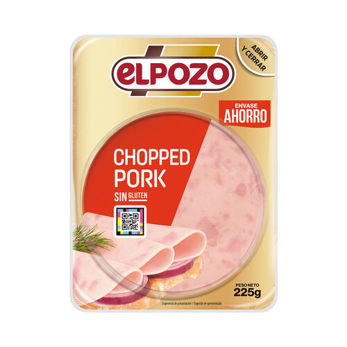 Alcampo EL POZO Chopped pork sin gluten y cortado en lonchas EL POZO 225 g