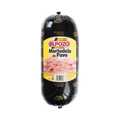 Alcampo EL POZO Mortadela de pavo sin gluten - Loncha fina 1 mm