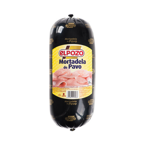 Alcampo EL POZO Mortadela de pavo sin gluten - Loncha normal 2 a 3 mm