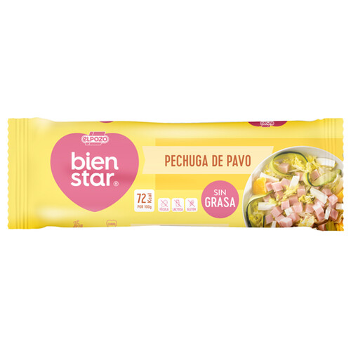 Alcampo EL POZO Pechuga de pavo cocida sin grasa EL POZO Bienstar 340 g