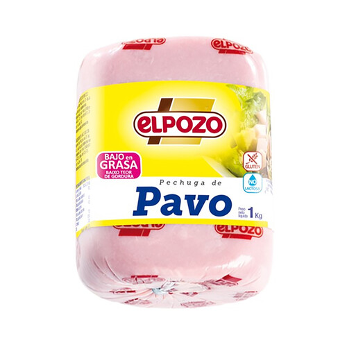 Alcampo EL POZO Pechuga de pavo sin lactosa y sin gluten EL POZO 1 kg