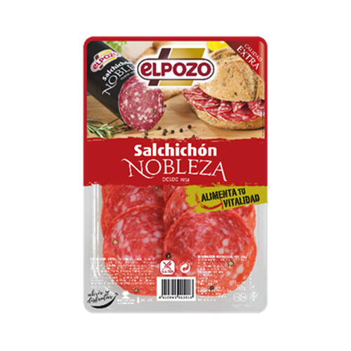 Alcampo EL POZO Salchichón calidad extra cortado en finas lonchas EL POZO Nobleza 70 g