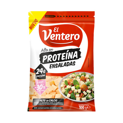Alcampo EL VENTERO Dados de queso para ensalada 100 g