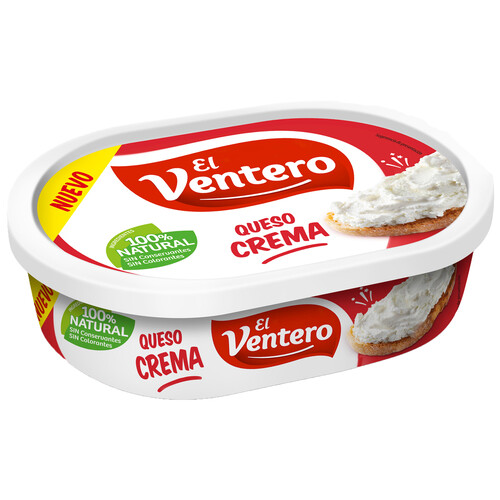 Alcampo EL VENTERO Queso crema untable 100% natural 180 g