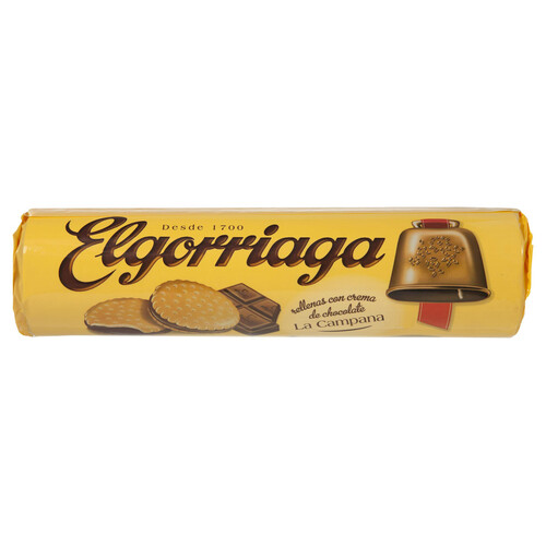 Alcampo ELGORRIAGA Galletas rellenas de chocolate 500 g