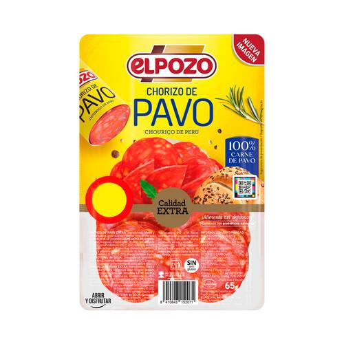 Alcampo ELPOZO Chorizo pavo extra cortado en lonchas 65 g