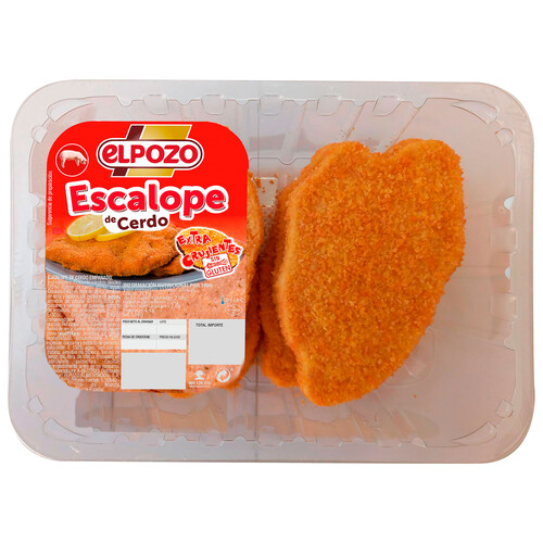 Alcampo ELPOZO Escalope De Cerdo Empanado 8 Uds. 840 G