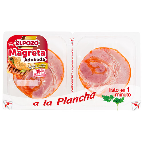 Alcampo ELPOZO Magreta de cerdo adobada cortada en lonchas 330 g