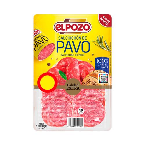 Alcampo ELPOZO Salchichón de pavo cortado en lonchas 65 g