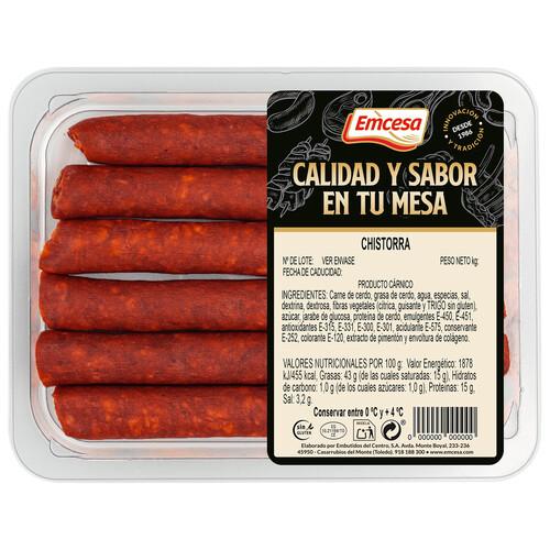 Alcampo EMCESA Bandeja con chistorra roja elaborada sin gluten 320 g