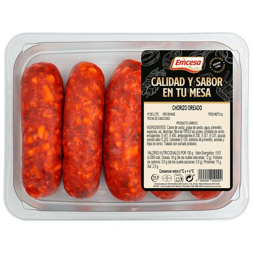 Alcampo EMCESA Bandeja de chorizos oreados elaborados sin gluten 400 g