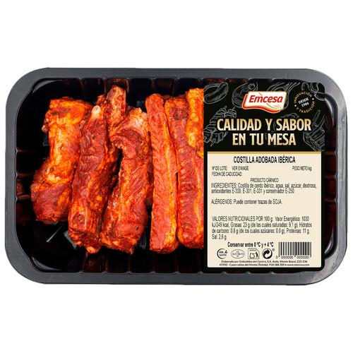Alcampo EMCESA Costillas de cerdo ibérico partidas y adobadas