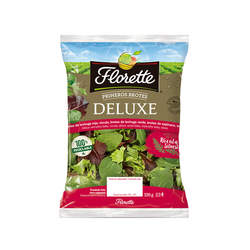 Alcampo Ensalada Deluxe FLORETTE PRIMEROS BROTES 100 G
