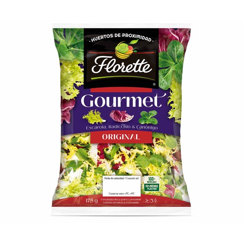 Alcampo Ensalada Original FLORETTE GOURMET Bolsa de 175 g