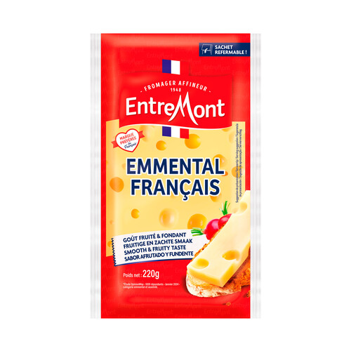Alcampo ENTREMONT Queso emmental francés ENTREMONT Taco de 220g