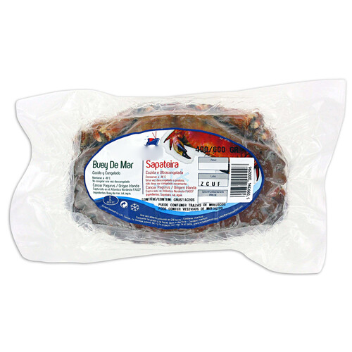Alcampo ERRIGAL BAY Buey de mar cocido y congelado pieza de 400 a 600 g (peso aproximado)