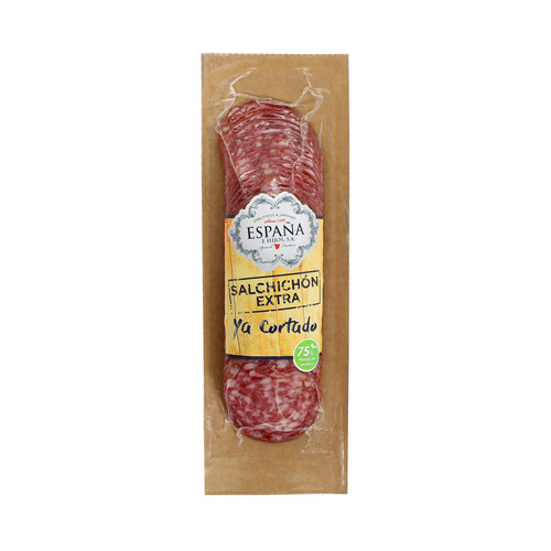 Alcampo ESPAÑA Salchichón de categoria extra cortado en finas lonchas ESPAÑA Ya cortado 200 g