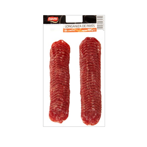 Alcampo ESPUÑA Longaniza suprema en lonchas ESPUÑA 125 gr