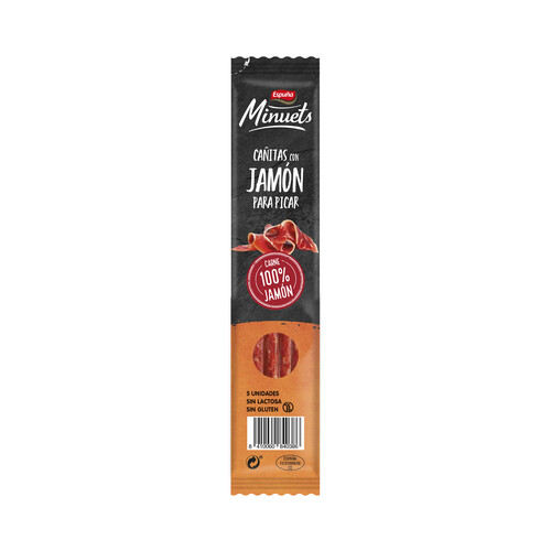 Alcampo ESPUÑA Mini salchichón con jamón elaborados sin gluten ni lactosa ESPUÑA 40 g