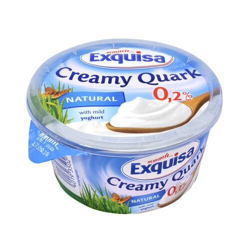 Alcampo EXQUISA Quark natural con solo 0.2% de materia grasa EXQUISA 500 g