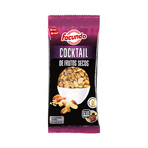 Alcampo FACUNDO Cocktail de frutos secos fritos FACUNDO 170 g