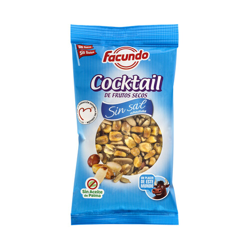 Alcampo FACUNDO Cocktail de frutos secos sin sal añadida FACUNDO bolsa de 150 g