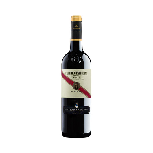 Alcampo FEDERICO PATERNINA Banda roja Vino tinto reserva con D.O. Ca. Rioja FEDERICO PATERNINA botella de 75 cl