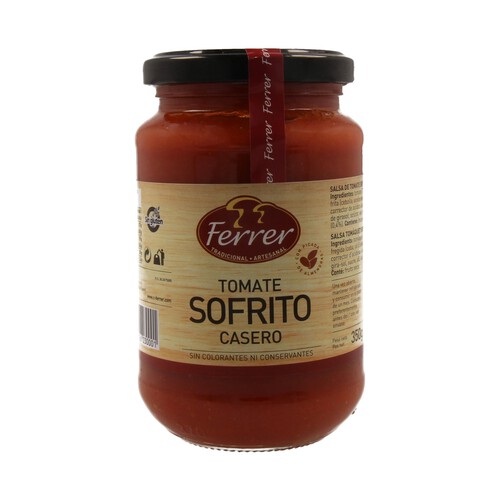 Alcampo FERRER Tomate sofrito estilo casero frasco de 350 g