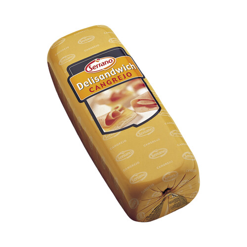 Alcampo Fiambre de pavo y cerdo cocido con sabor a cangrejo SERRANO Delisandwich - Loncha normal 2 a 3 mm