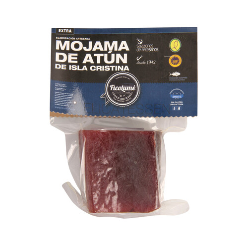 Alcampo FICOLUMÉ Mojama extra de atún de Isla cristina en trozos FICOLUME 300 g