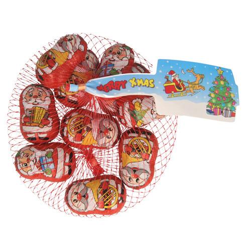 Alcampo Figuras Papa Noel de chocolate PRODUCTO ECONÓMICO ALCAMPO 100 gr