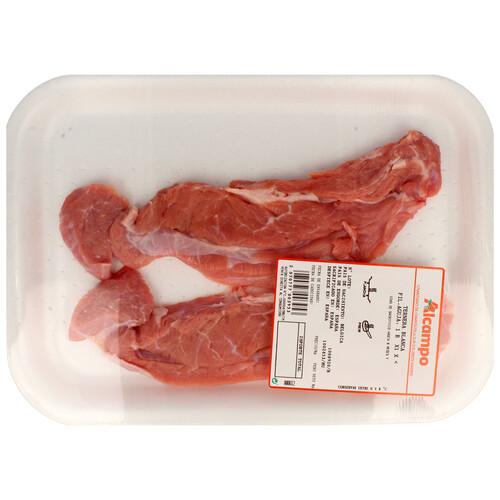 Alcampo Filetes de aguja de 1ª B de ternera blanca especiales para plancha o freir