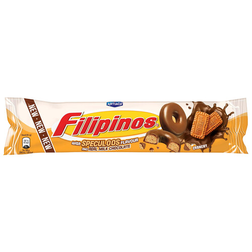Alcampo FILIPINOS Speculoos Galletas de chocolate con leche 128 g
