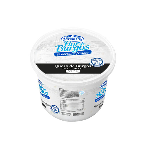 Alcampo FLOR DE BURGOS Queso fresco de Burgos FLOR DE BURGOS tarrina 500 g