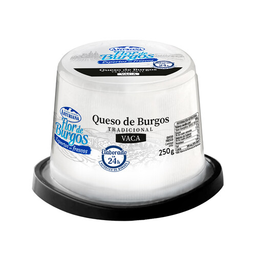Alcampo FLOR DE BURGOS Queso fresco de Burgos LA FLOR DE BURGOS tarrina 250 g