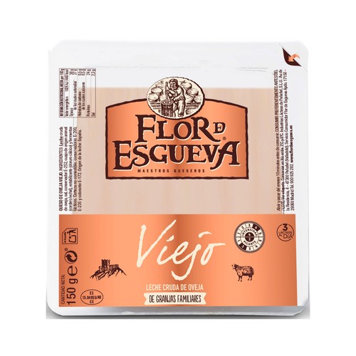 Alcampo FLOR DE ESGUEVA Queso viejo con leche cruda de oveja