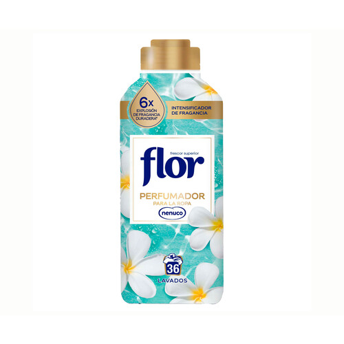 Alcampo FLOR Perfumador para la ropa con aroma a nenuco 36 lavados 720 ml
