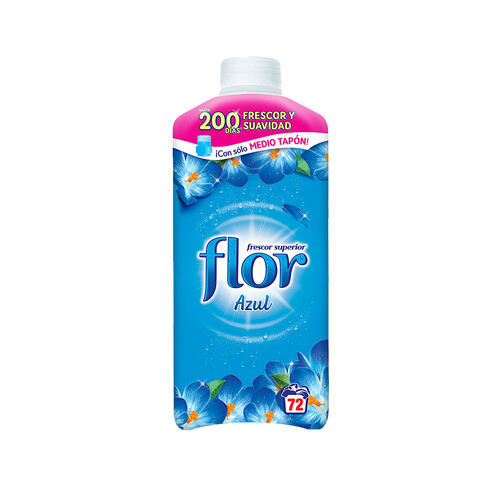 Alcampo FLOR Suavizante concentrado con aroma a frescor FLOR 72 lav. 1440 ml