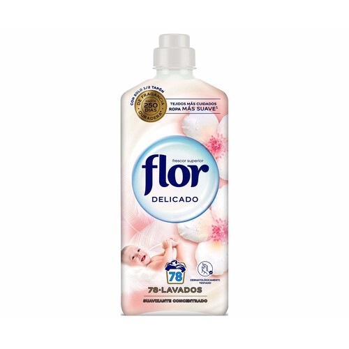 Alcampo FLOR Suavizante FLOR ORIGINAL DELICADO 78 ds