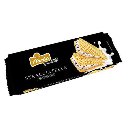 Alcampo FLORBÚ Barquillos rellenos strataciella 195 g